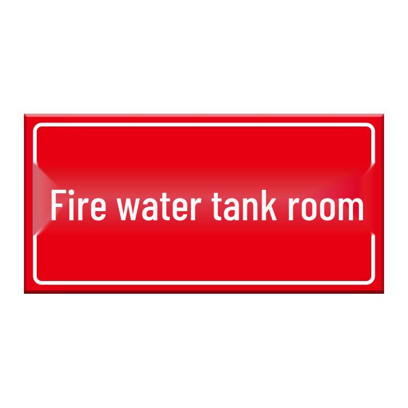 HUATAI HT-BSP-004 Fire Water Tank Room Power Equipment Safety Sign