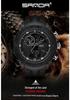 Sanda Multifunctional Dual Display Luminous Waterproof Outdoor Sports Men's Watch with Large Dial