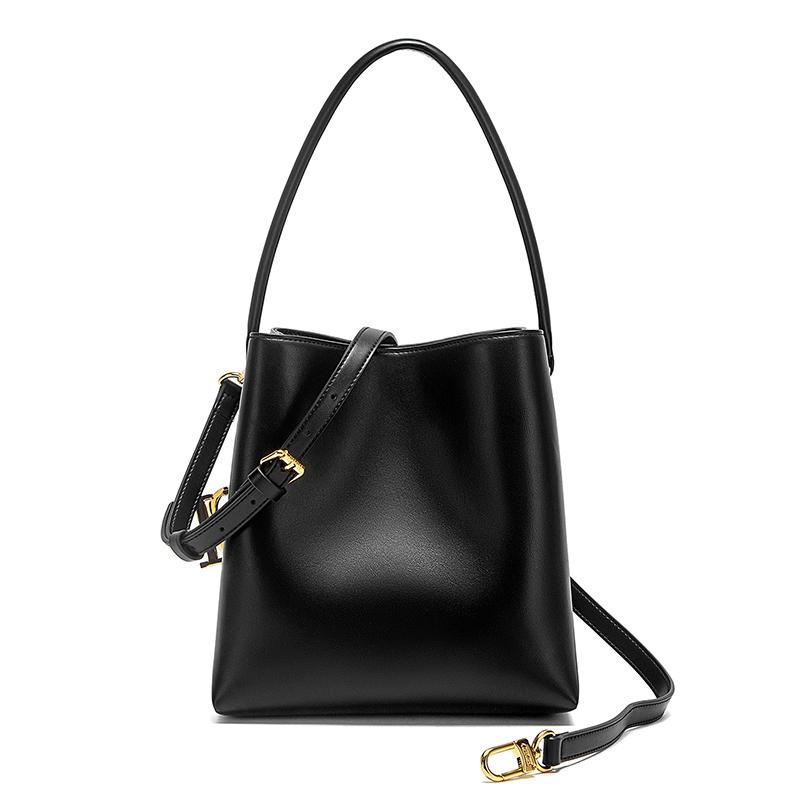 CHCH Women s Shoulder Bag 2026 Spring New Light Blue Handbag Simple Business Women s Bag чёрный