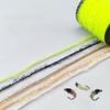 20m Spool Fly Tying Material Natural Curved Dubbing Biomimetic Body Line Chenille Fly Tying Material Body Line