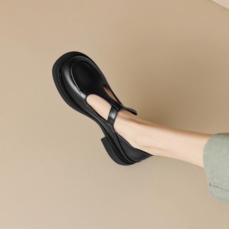 

Новые повседневные женские туфли-одинарки однотонные с круглым носком большого размера с низким верхом на толстой подошве противоскользящие удобные с мягкой подошвой женские туфли-одинарки на все сезоны 39 чёрный