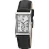 Lip Watch Unisex Churchill T24 Symmetrical Watch 671944 Silver Black Leather Embossed Watch Authorized Dealer [LIP] Men's