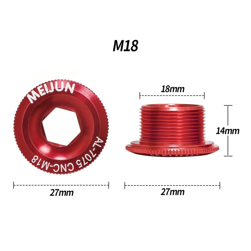 Upgrade Your Bike's Crankset with Crankset Screws Cap M20 Compatibility