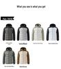 Men's & Women's Thickened Color Block Hooded Down Jacket - Autumn/Winter Outdoor Warm Outerwear