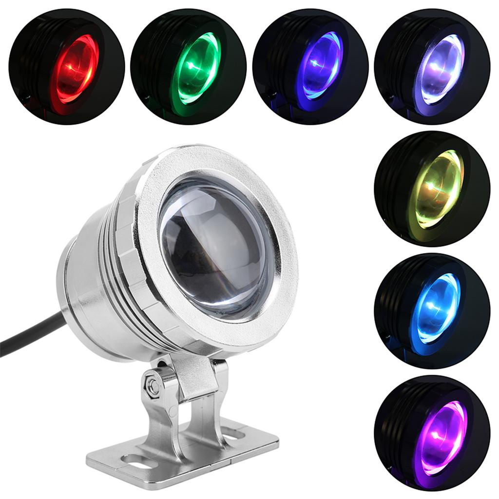 RGB LED Decorative Light Waterproof Multi Color Outdoor (5w Black 1*bead)