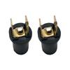 2Pcs 170790 Car Side Light Bulb Holder for 6V/12V/24V Ba9s 989/233 Lamp Holder for Car Motorcycle Scooter Lighting Components
