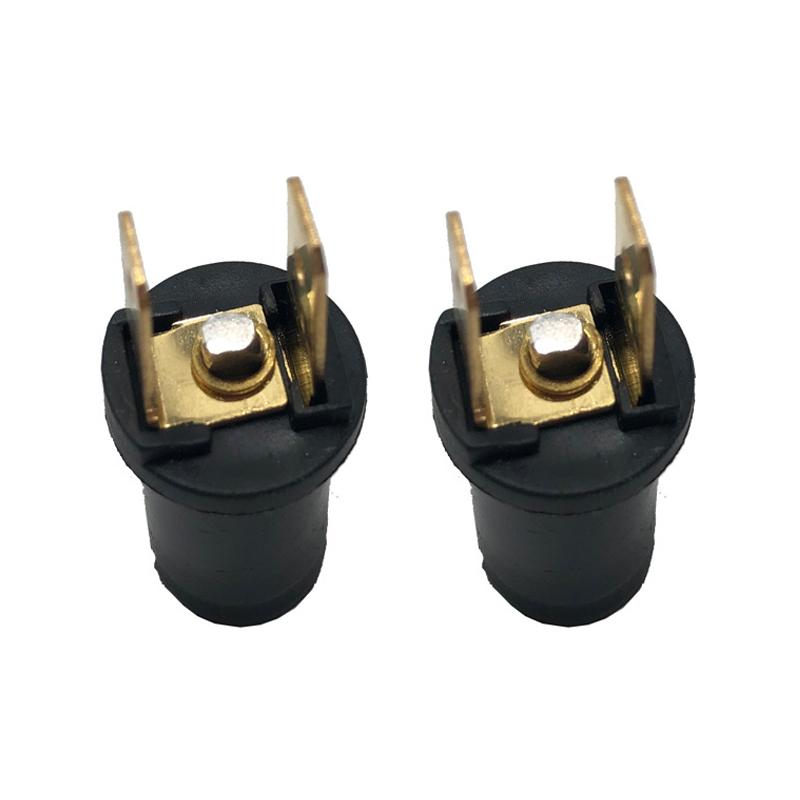 2Pcs 170790 Car Side Light Bulb Holder for 6V/12V/24V Ba9s 989/233 Lamp Holder for Car Motorcycle Scooter Lighting Components