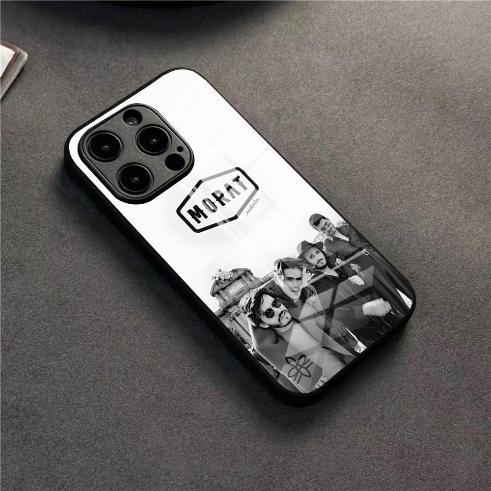 Band Morat Balas Perdidas Phone Case For 17 Pro Max IPhone 16 Pro 14 12 11 13 Mini X XR XS 15 Plus SE Glass Cover