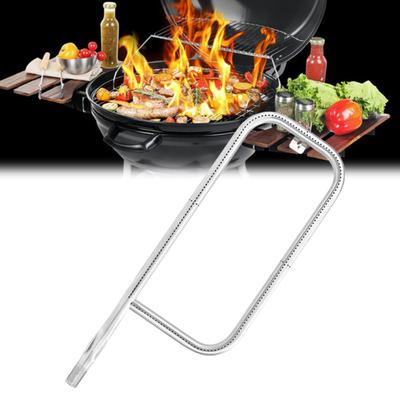 Stainless Steel Grill Burner Tube for Q100 Q1200 Gas Grills 17" Replacement Part 69957/41657 Even Heat Easy Install Gas Grill Flame Tube Replacement