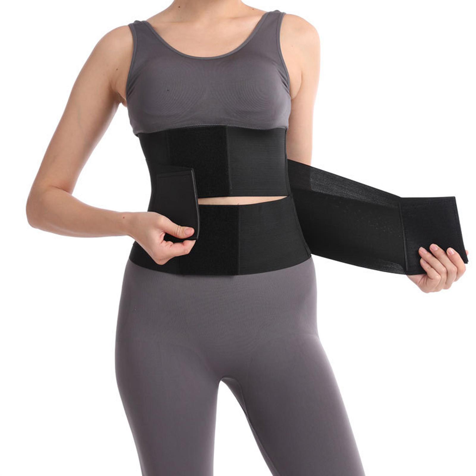 

Корсет Waist Trainer Trimmer для женщин Tummy Wrap Sweat Belly Band Cincher Girdle Hourglass Body Shaper Belt 3XL чёрный