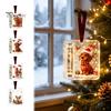 Acrylic Cash Ornament Christmas Money Holder Ornaments for Cash, Clear Xmas Tree Decoration Gift Hanging Decorations Holiday Party Favors, Stocking