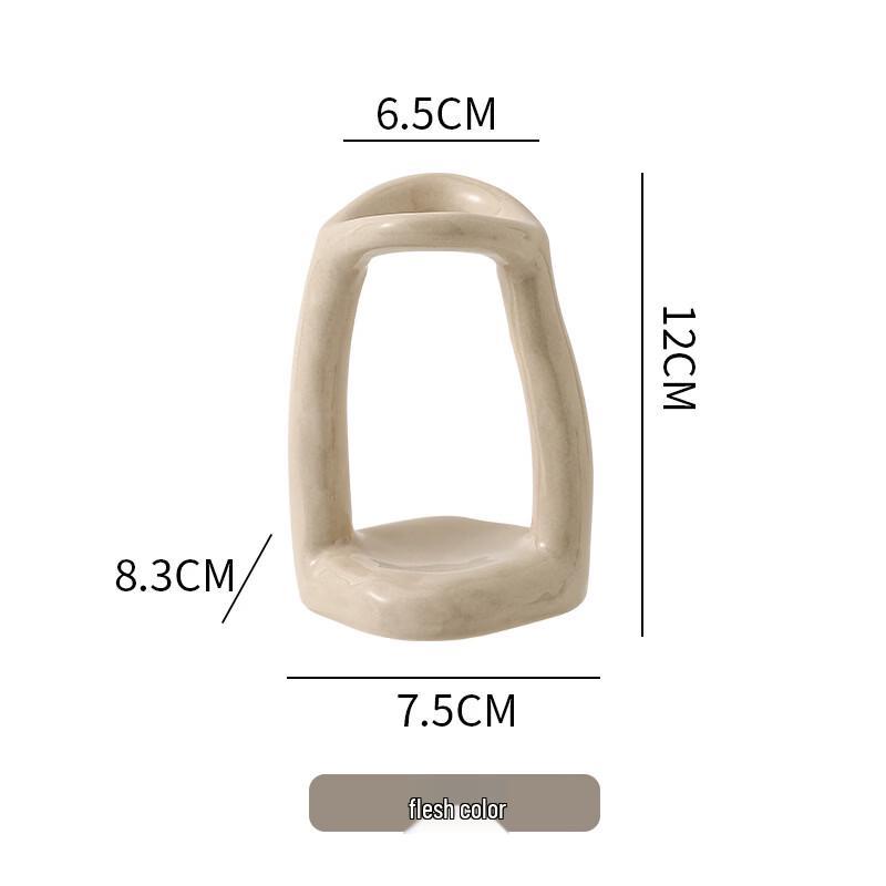 Irregular Ceramic Toothbrush & Bathroom Organizer