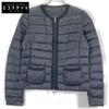 CRISTALLETTE GIUBBOTTO Collarless Down Jacket 1 NavyUsed