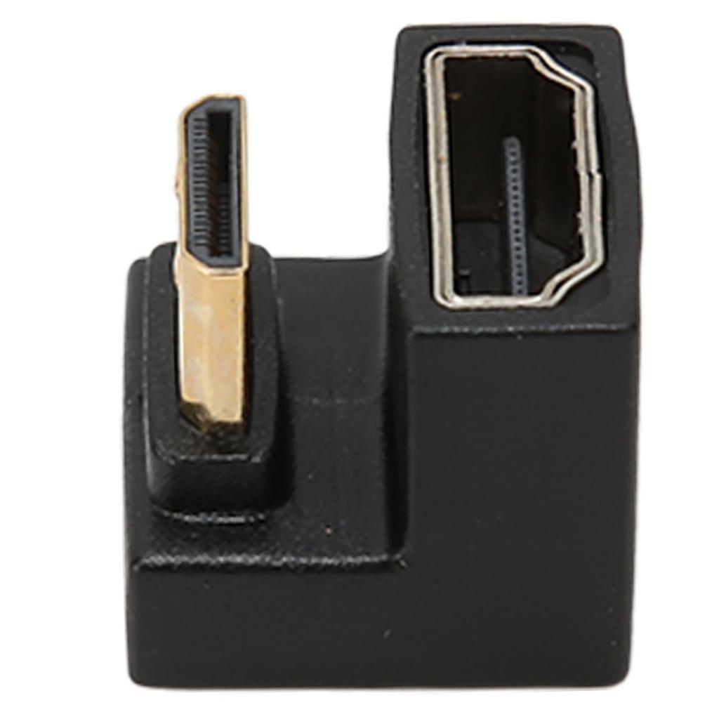 Mini HD to HD Adapter 180 Degrees Male to Female 8K 60Hz 48Gbps Transmission Mini HD to HD Converter for PC TV Projector