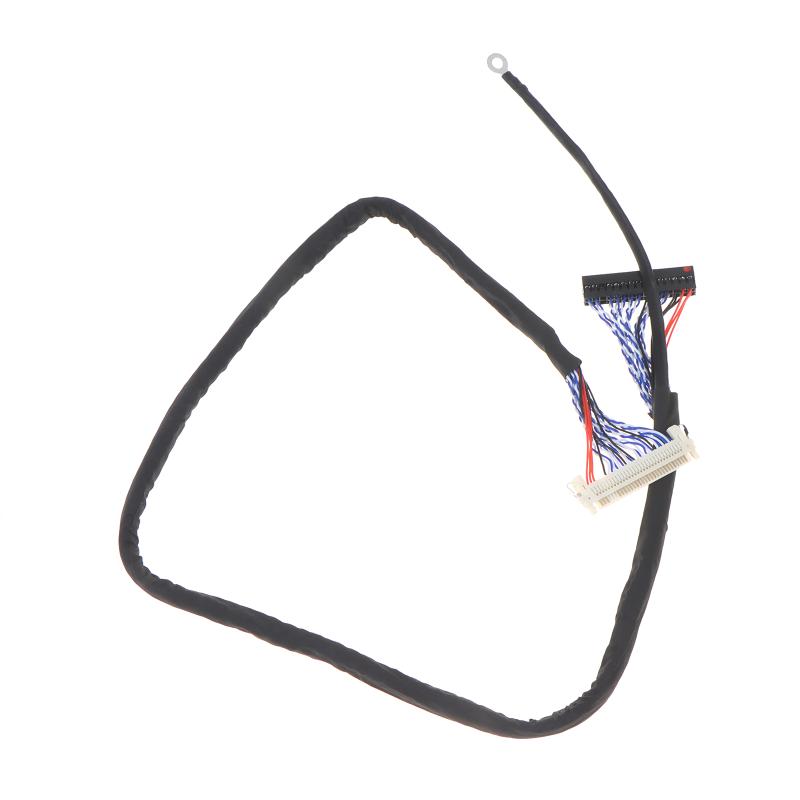 30-контактный LVDS кабель для экрана 2-канальный 8-битный Dual 8 с заземляющим проводом Высокоскоростная передача для всех применений LCD LED телевизоров 1PCS