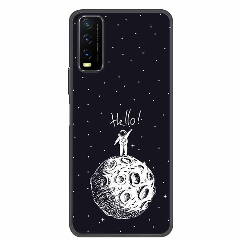 For Vivo Y20 Case Marble Soft Silicone Back Case for Vivo Y20S Y20 S Y 20i Phone Cover for Vivo V2027 Y20i Coque Funda Bag