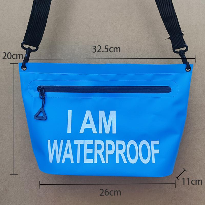 

Водонепроницаемая сумка для плавания из ПВХ, сумка-рюкзак через плечо для лыжного дрифта, дайвинга, сумки для мобильного телефона, косметичка, умывальная сумка для кемпинга, путешествий, спорта синий
