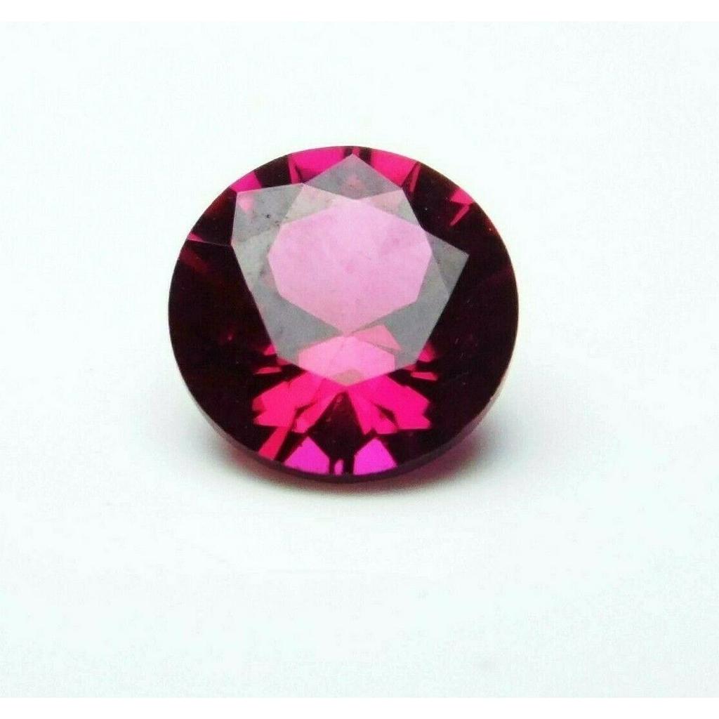 1 Pcs 6x6 Mm NATURAL Genuine Ruby Red CERTIFIED Round Diamond Cut Loose Gemstone MQ-84..