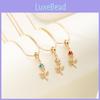 Stylish Womens Tulip Flower Pendant Necklace With Electroplated Finish For Spring