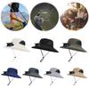 Wide Brim Solar Fan Hat Sun Bucket Hat UV Protection Beach Hat with Removable & USB Charging Fan for Beach Garden Outdoor Sports