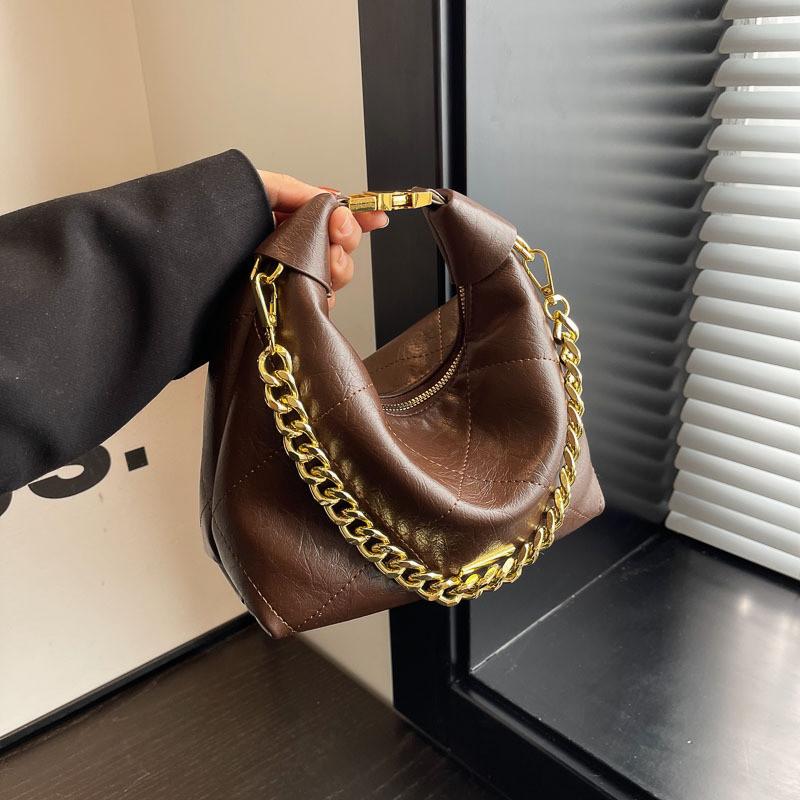 IELGY Ladies Messenger Bag Chain Portable Diamond Underarm Bag