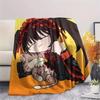 1PC Kurumi Print Flannel Blanket, High quality All Seasons, Home Decor, Warmth and Comfort, Perfect for Christmas Gifts