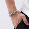 6-12MM Kubanische Kette Herren Armband, Wasserdicht Edelstahl Figaro Gliederkette Armband, Punk Schmuck Geschenke