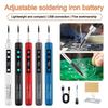 5V/15W USB Soldering Iron Adjustable Temperature Welding Tool Kit Pen Soldering Work