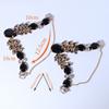 2pcs Acrylic Crystal Sandal Beach Slider Decorate Chain Removable DIY Herringbone Slipper Chain Shoe Flower Ladies