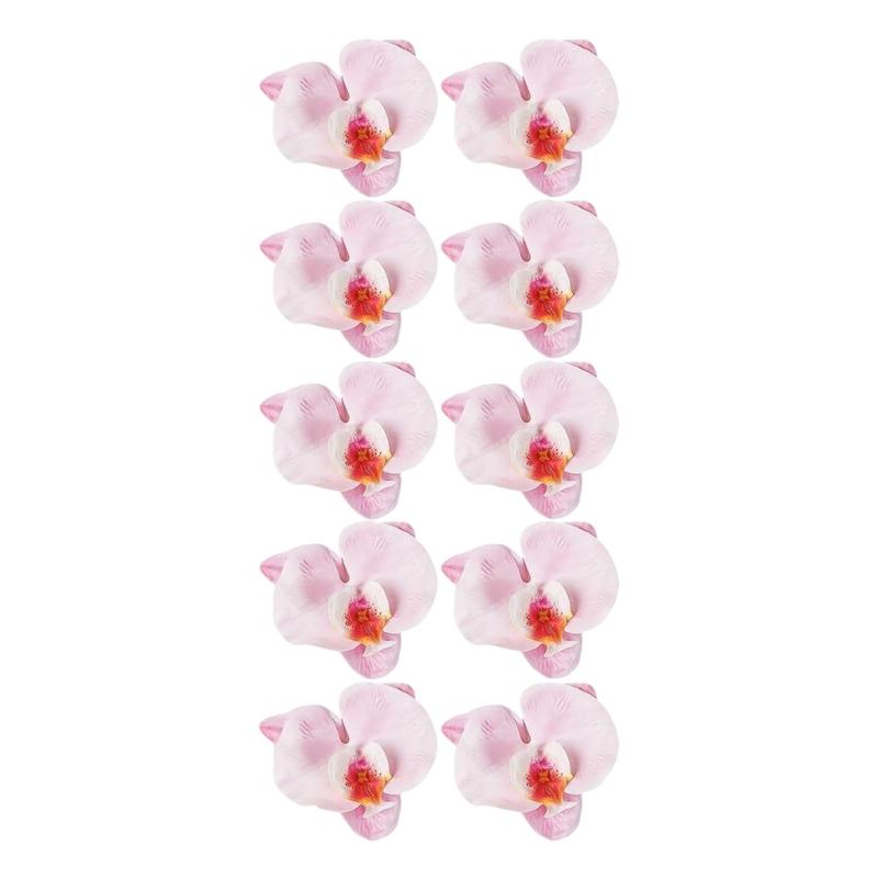 10PCS Elegant Bowknot shape Plastic Cakes Decorations Pink Frosts Toppers for Baking Party Supplies 1