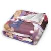 Mahou Shoujo Puellas Magis Madokas Magicas Blankets Sayaka Miki Flannel Awesome Warm Throw Blanket for Coverlet Textile Decor