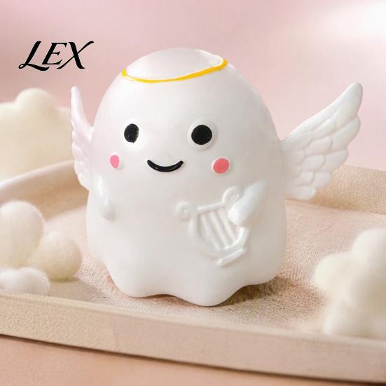 Ghost Desk Accessories Halloween Squeeze Toy, Angel Demon Stress Relief Party Favors Slow Rebound Ball Fidget Anxiety Toys