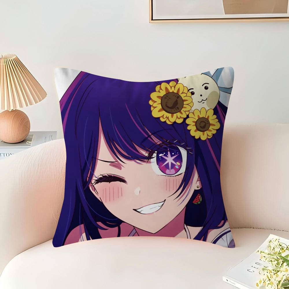 

Аниме O-Oshi no Ko Подушка Аниме Подушка Диван Кровать Подушка для головы Наволочка Чехол для подушки 45x45 см Мода 16x16Inch