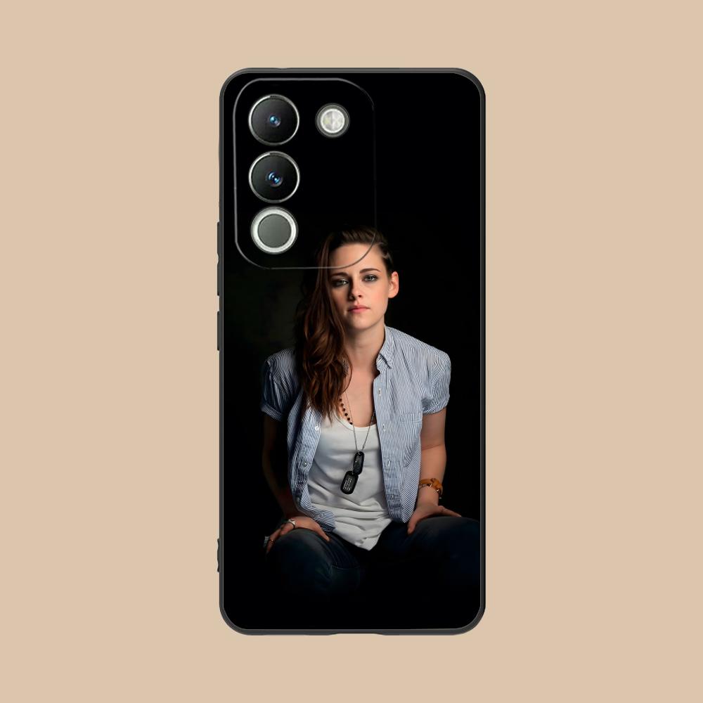 Kristen Stewart Mobile Cell Phone Case for VIVO V60 V50 V40 V30 V29 V27 V25 V23 Pro Lite 5G Colorful Printing Cover Luxury Cover