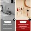 Retro Magnetic Toothbrush Cup Holder Wall Mount with Fast Drying for Clean Bathroom Counter Organization