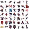 Set of 50 Cute Anime Stickers for Crayon Waterproof Cute and Stylish Cartoon DIY Great Gifts for Birthdays and New Years Spider-Man Stickers,