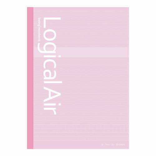Nakabayashi Logical Air Note 5-Book Pack Semi-B5 A-lined Pale Tone Series No-B585A-5P