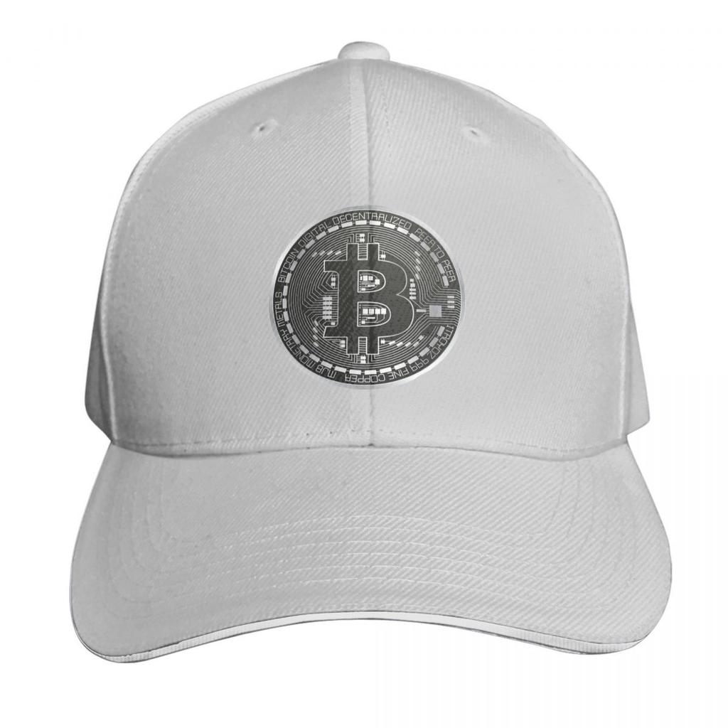 Bitcoin Kryptowährung Münzen Kunst Kappe Mode Lässig Baseballkappen Verstellbarer Hut Hip Hop Sommer Unisex Baseballkappen
