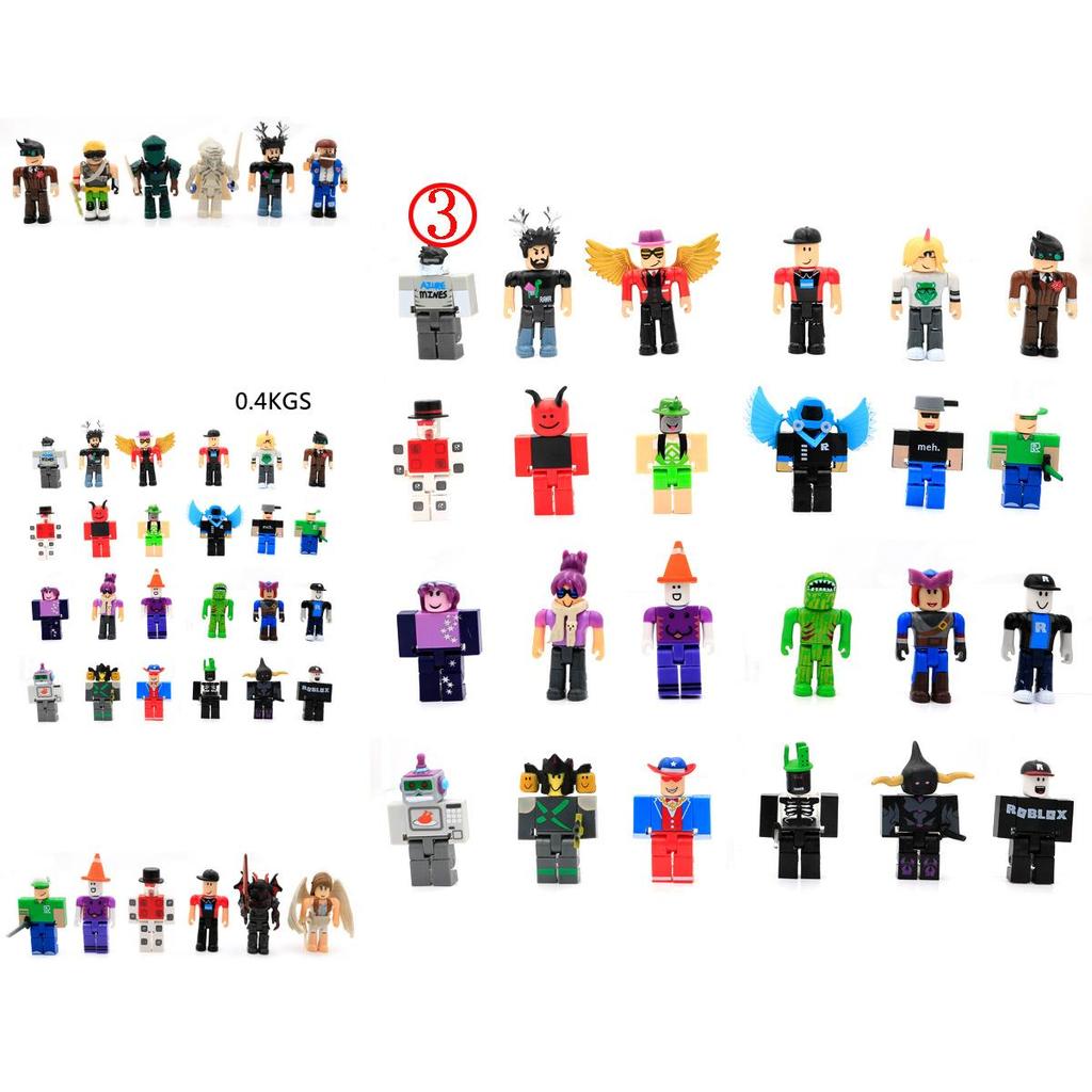 Set Colorato da 24 Pezzi di Action Figure dei Giochi Roblox Ideale per Collezionisti e Bambini