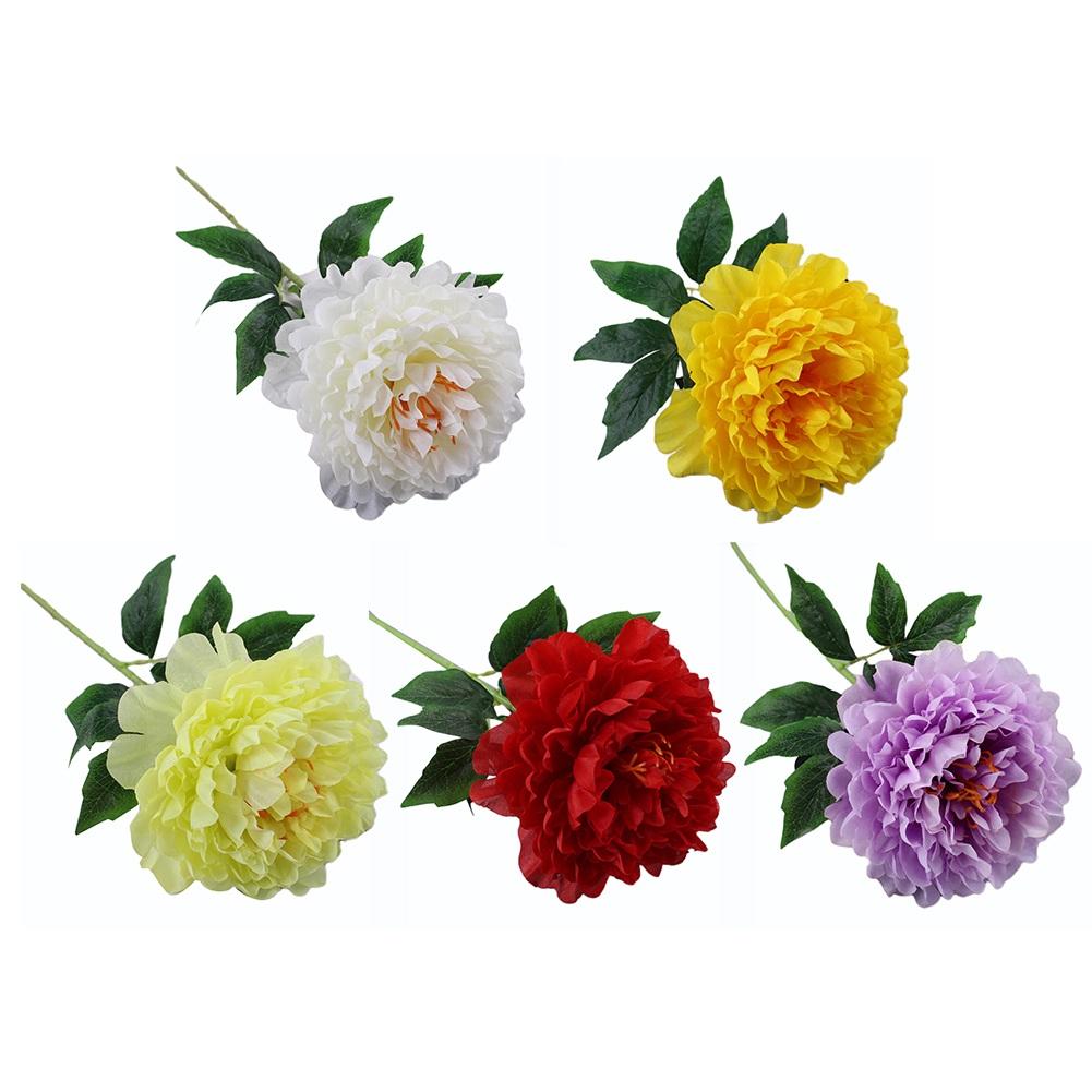 Simulated Peony Single Large Peony Fake Flower Home Decoration Fake Flower Arrangement Wedding Row Modeling Decoration Flowers