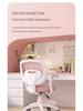 Adjustable Children's Study Chair: Ergonomic Seat for Comfortable Homework and Long Study Sessions.