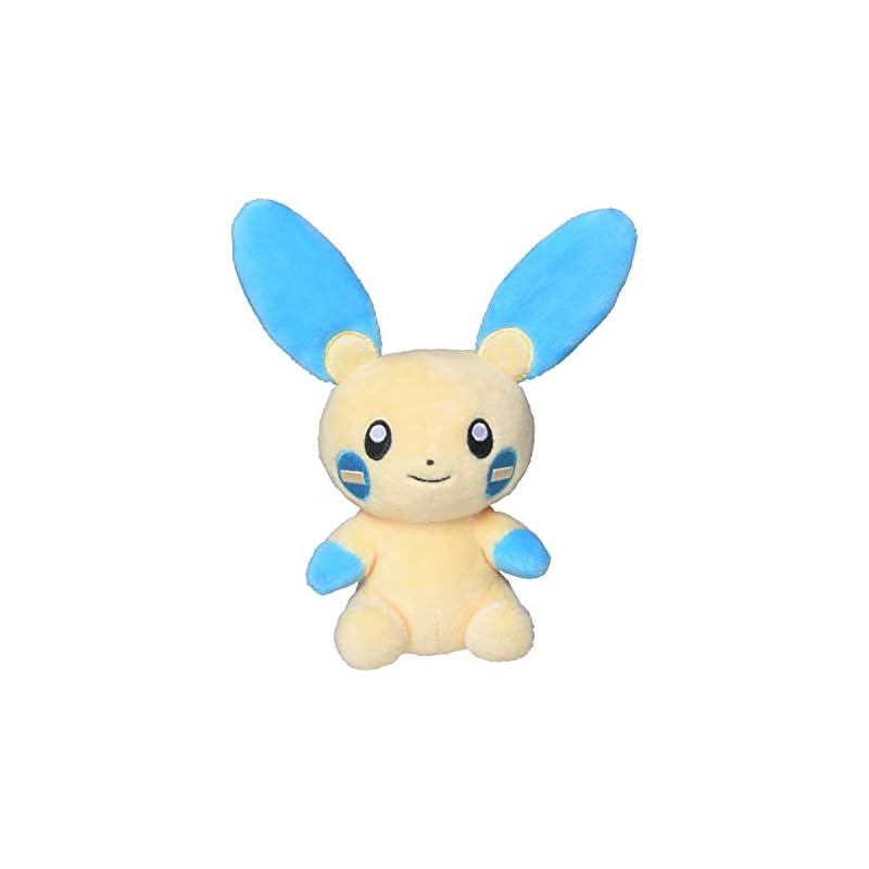 Pokémon Center Original Plush Toy: Pokémon fit Minun 15.5 x 13 x 8.5 cm (H x W x D)