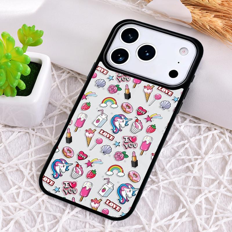 Chocolate Cakes Eclairs Sweet Phone Case for iPhone 17 Air 16 15 11 12 14 13 Pro Max Shockproof Cover