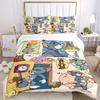 3-teiliges Gutes Freunde Tom & Jerry Bettwäsche-Set - Enthält 1 Bettbezug und 2 Kissenbezüge, Bequeme Bettwäsche mit Stilvollem Design für Schlafzimmer F016