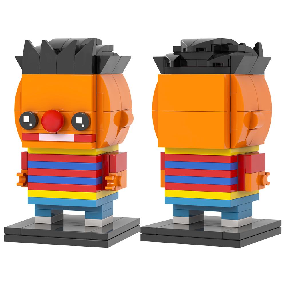 MOOXI Tecknad Serie MOC Klossar Anime BrickHeaded Set Vuxna Modell Byggklossar Barnleksaker För Barn Födelsedagspresenter LG1003
