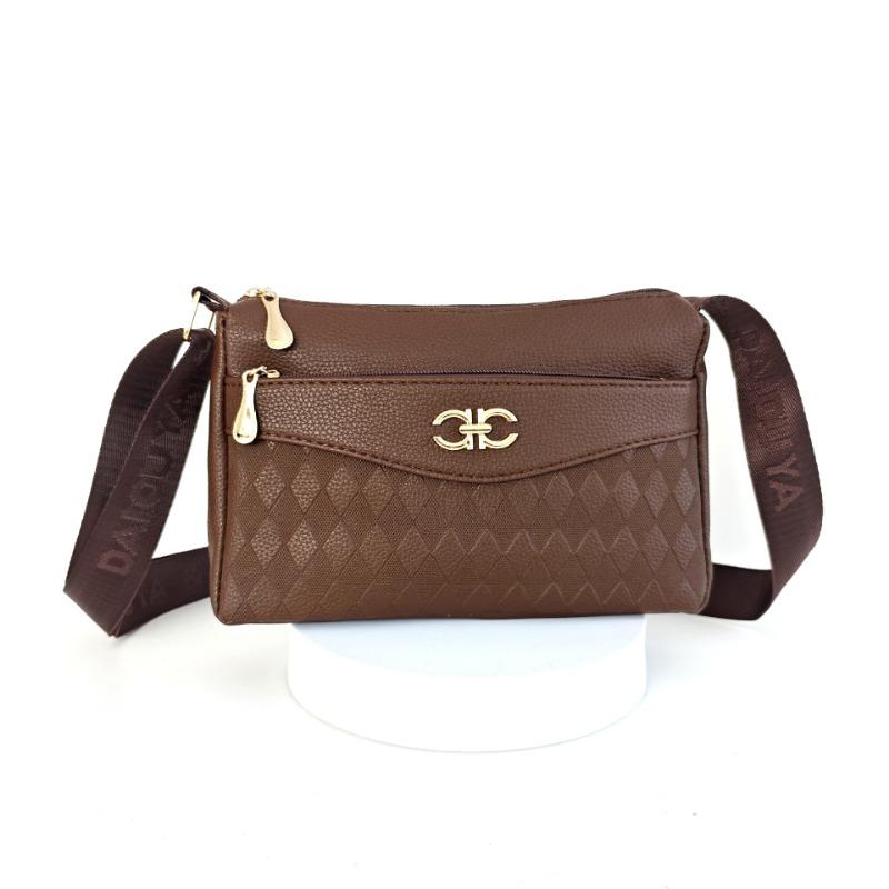 New Chinese mother messenger bag large capacity women's shoulder bag light and practical shopping bag