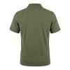 Men's Summer Knit Jacquard Stretch Texture Casual Short Sleeve Polo Shirt Lightweight Breathable Fabric Classic Fit