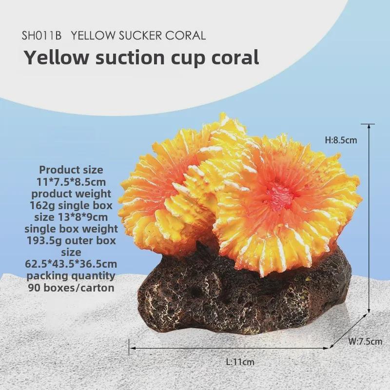 „Künstliche Korallenriff-Dekoration für Aquarien – Weichkorallenbaum für Fischbecken, Unterwasserlandschaften und Fisch-/Garnelenverstecke“