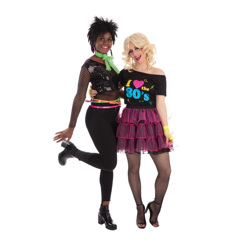 Bristol Novelty Unisex Adults 80s Lace Scarf