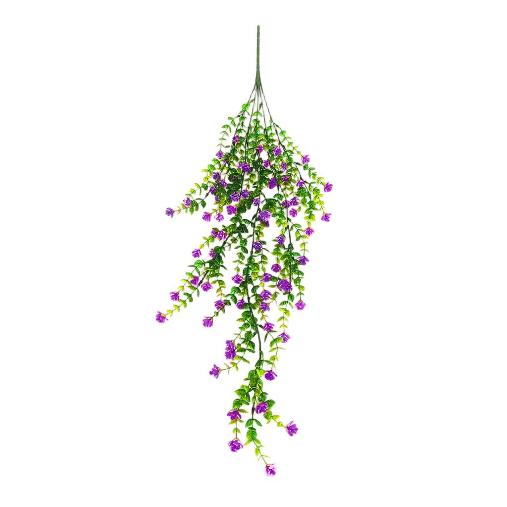 Artificial Hanging Flowers Hanging Plants Bouquet Hanging Plants Drooping Plants Suitable For Wall Home Garden Yard Indoor And Outdoor Decoration.
